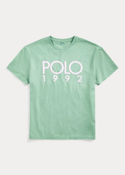 Playeras Polo Ralph Lauren Hombre Verdes / Blancos - Classic Fit Polo 1992 - DFSIH9253